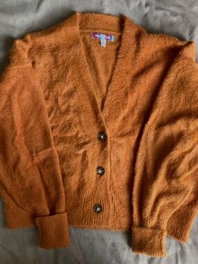 UO Thea Fuzzy Cardigan